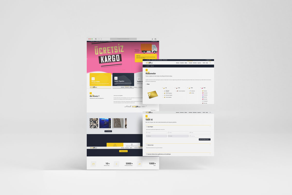 Lazerin Lazer Web Site Tasarımı